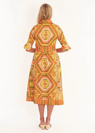 Monaco Dress- Kilim Squash