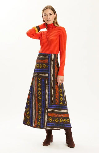 Val Rails Stripe Skirt