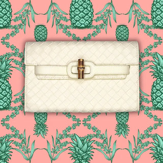 Broad Clutch- Cream