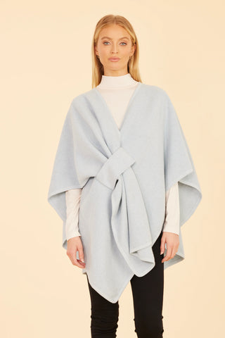 Knit Wrap - Sky Blue
