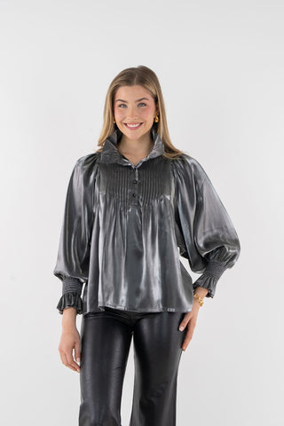 Charlotte Top- Black Tie