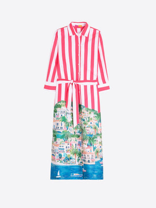 Coastal Scene Shirtdress