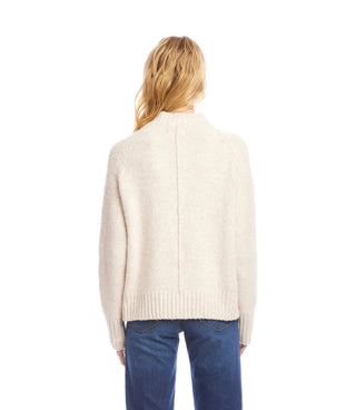 Oatmeal Turtleneck Sweater