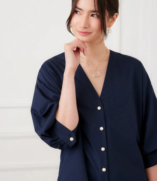 Pearl Button Dress