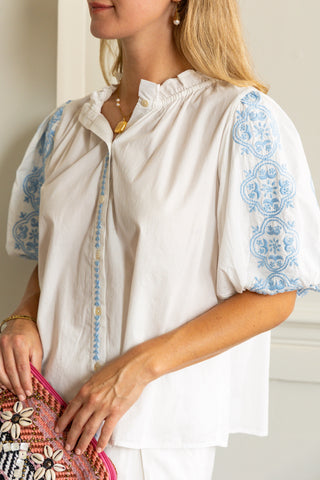 Daisy Poplin Blouse