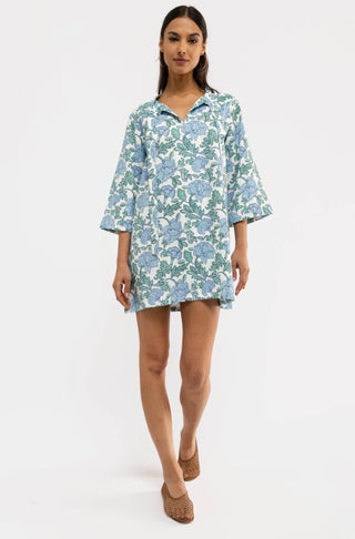 Phoebe Dress- Coastal Garden