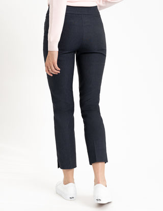Pull On Ankle Pant- Indigo