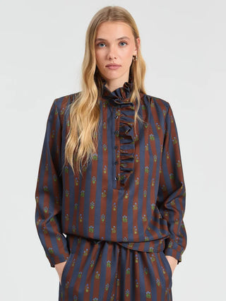 Volantes Floral Blouse