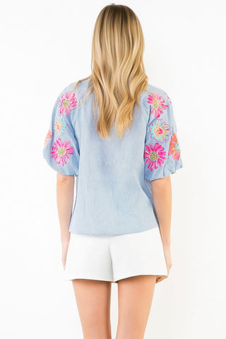 Floral Fiesta Top