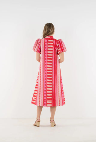 Hampton Dress- Peach Jubilee