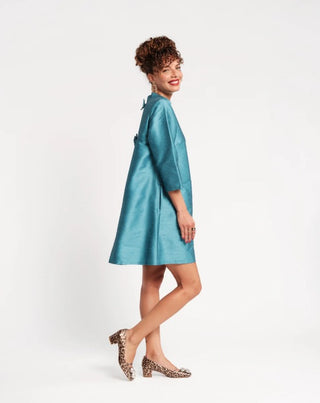 Diplomat Mini Dress- Teal