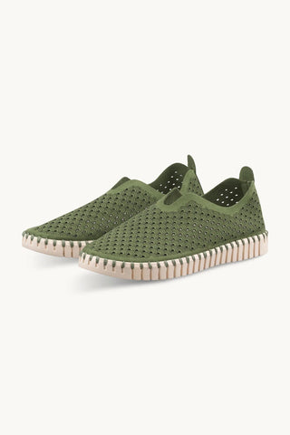Slip on Tulip - Artichoke Green