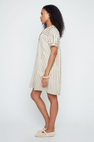 Stripe S/S Shift Dress