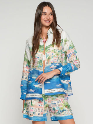 Coast Print Shorts