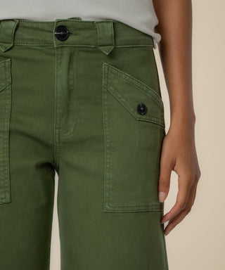 Meg High Rise Wide Leg- Dill