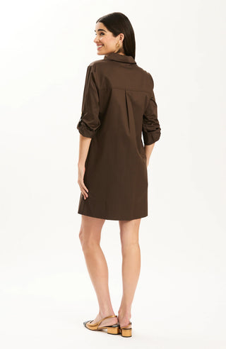 Rory Shirtdress- Demitasse