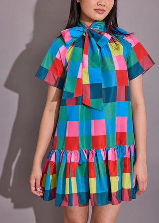 Willa Dress- Holiday Check