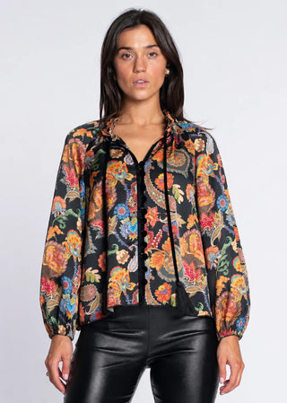 L/S Kit Top- Paisley