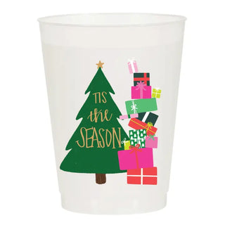 Tis' The Season Frosted Cups