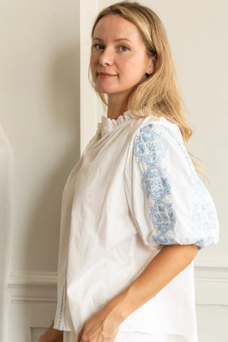 Daisy Poplin Blouse