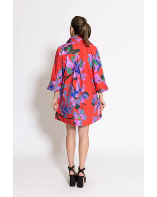 Ruthie Shirt Dress Short- Miss Scarlet
