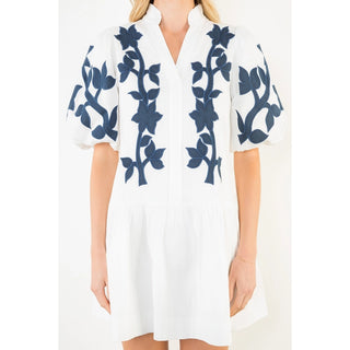 Indigo Vine Dress