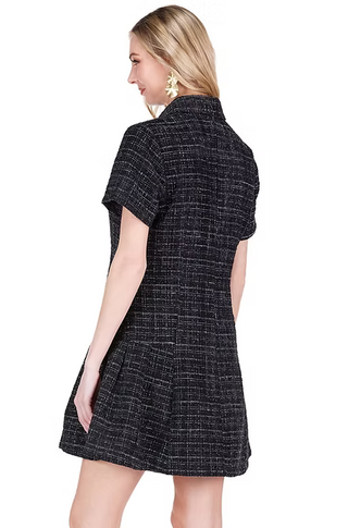 Pleated Hem Dress