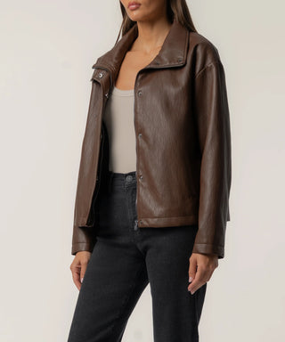 Wren Faux Leather Jacket