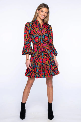 Frances Dress- Damask