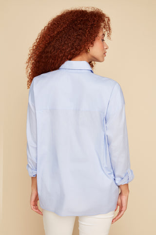 Embellished Collar Button Down