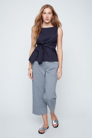 Side Tie Top- New Midnight