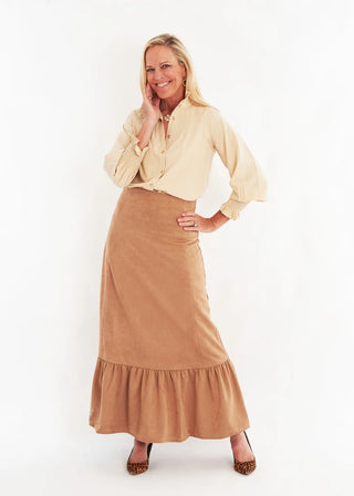 Hostess Skirt- Cinnamon
