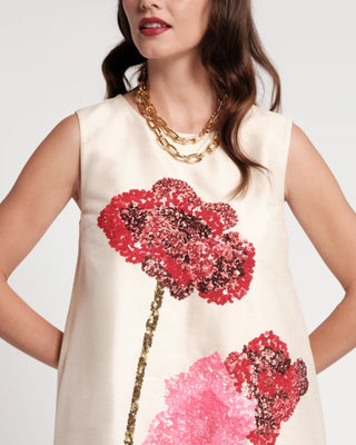Alice Shift Dress- Oyster/Multi
