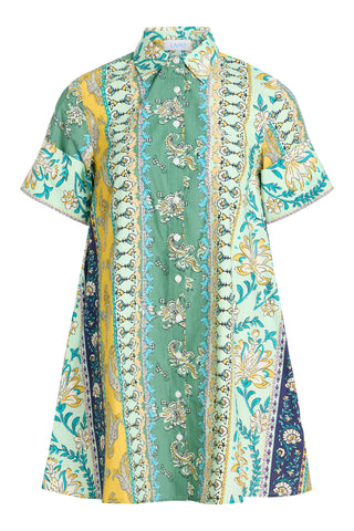 Dock Dress- Paisley Ribbon