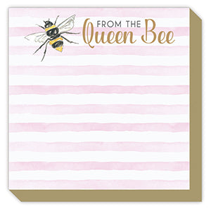 Luxe Notepad - Queen Bee – Monkee's of Fort Worth