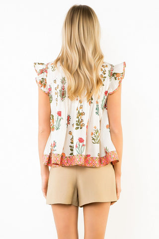 Garden Bloom Babydoll Top